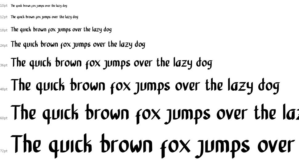 Squirell font Şelale