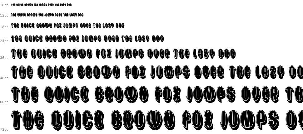 Squirrel font Waterfall