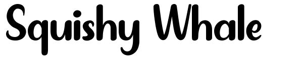 Squishy Whale font