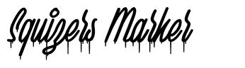 Squizers Marker font