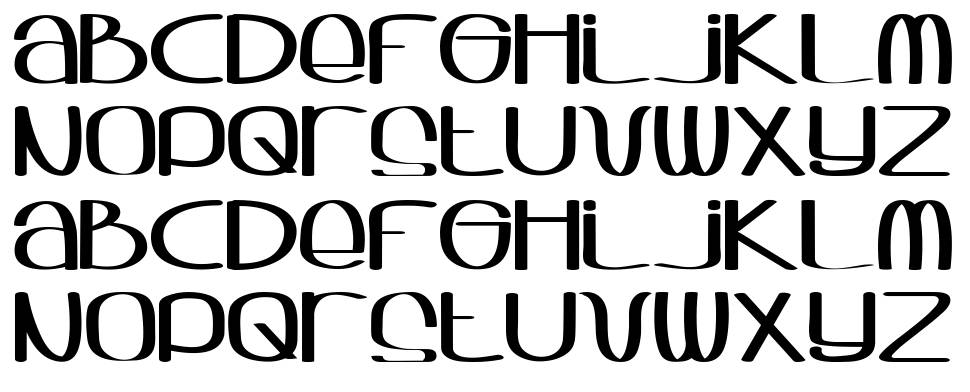 Sqwash font specimens