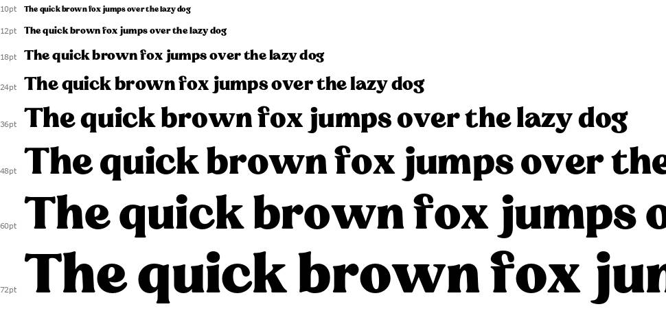 Sregs Serif Display font Şelale