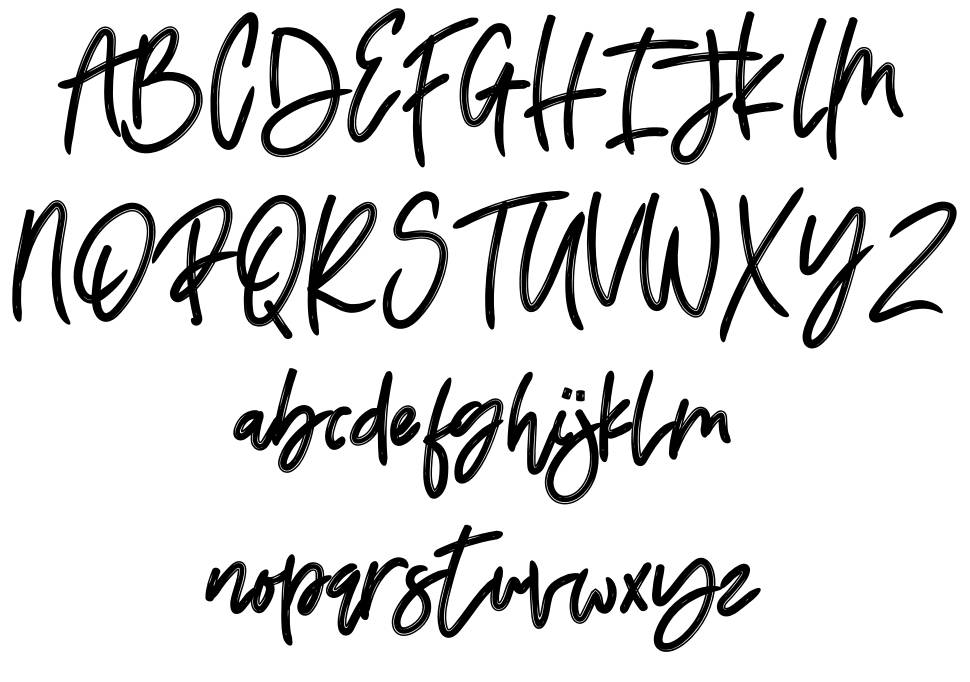 Sribu font Örnekler