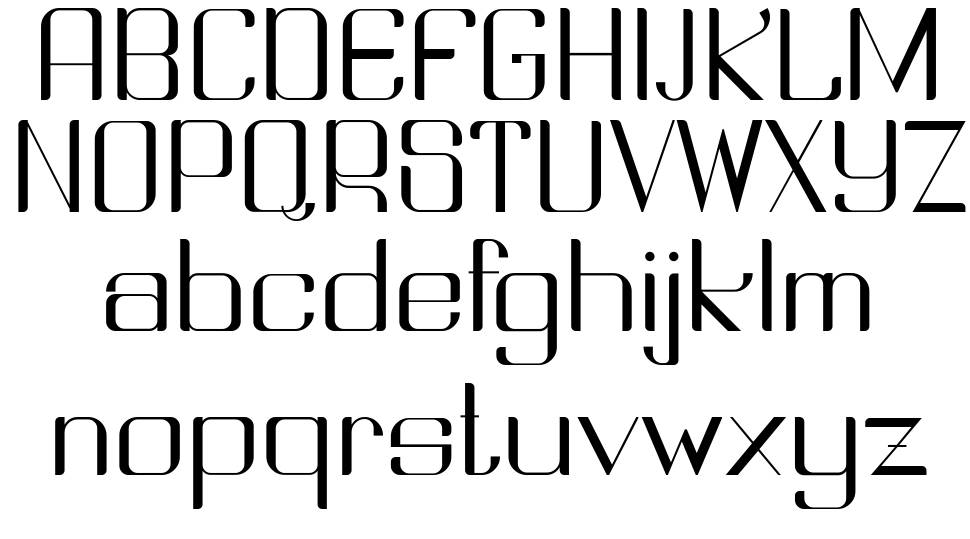 Srikandi font specimens