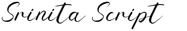 Srinita Script