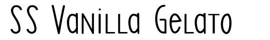 SS Vanilla Gelato шрифт