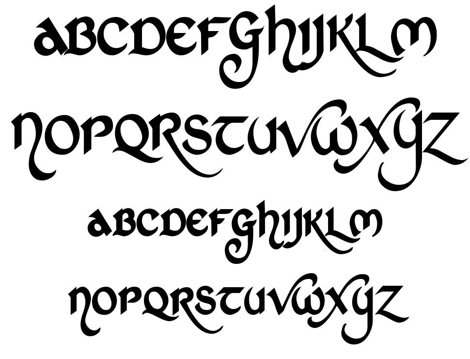 St Charles 字形 标本