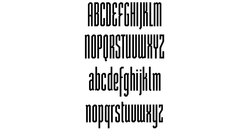 ST Moviehead font specimens