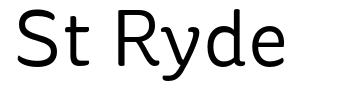 St Ryde шрифт