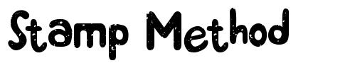 Stamp Method font