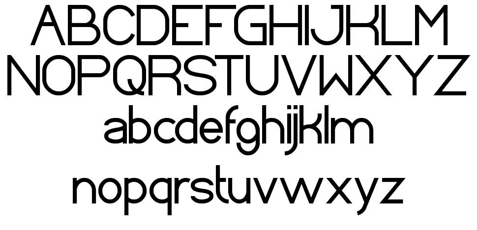 Standard International font specimens