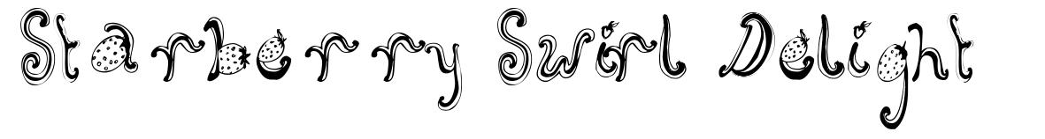 Starberry Swirl Delight шрифт