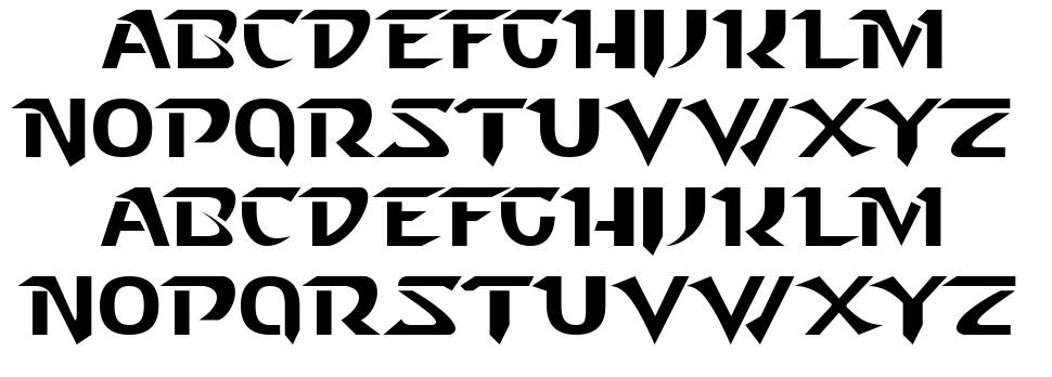 Starcraft font Örnekler