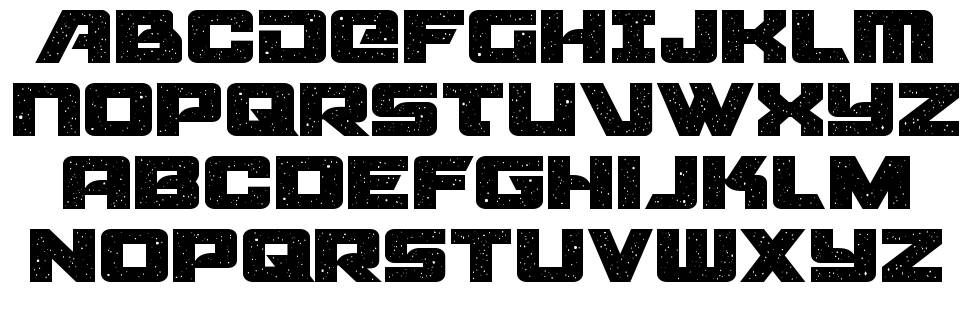Starcruiser font Örnekler