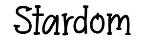 Stardom 字形