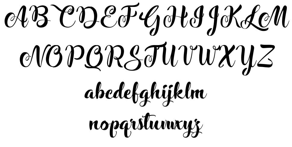 Stardust Adventure font Örnekler