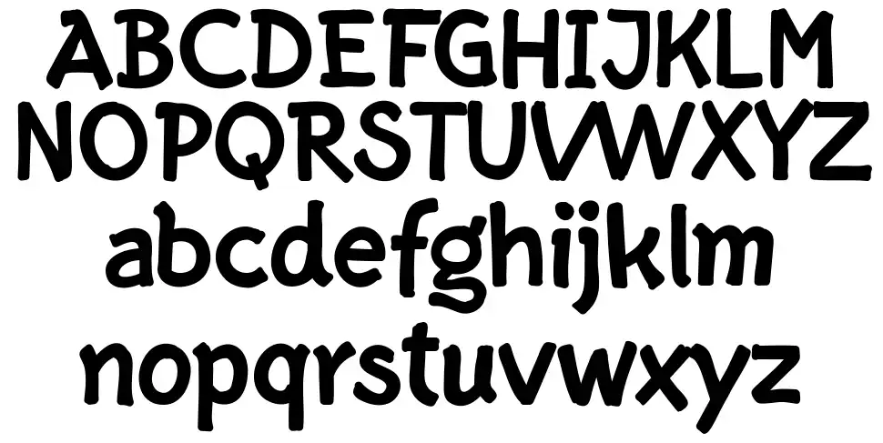 Starge font specimens