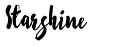 Starshine font