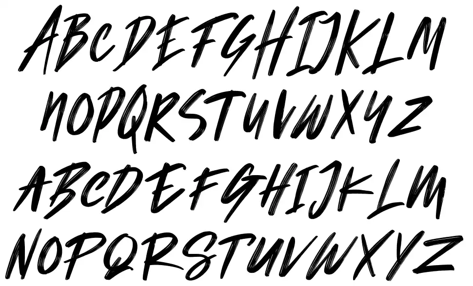 Starshyfont specimens