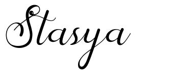 Stasya font