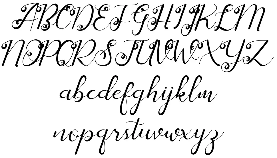 Stasya font specimens