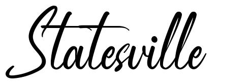 Statesville font