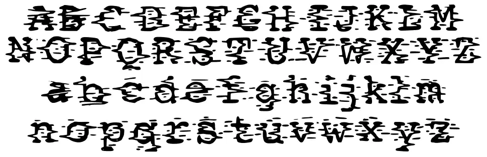 Static font specimens