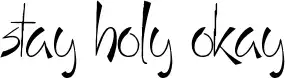 Stay Holy Okay