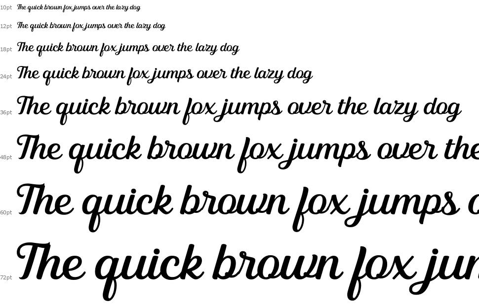 Stay Lovely font Waterfall