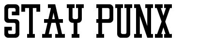 Stay Punx font