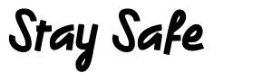 Stay Safe font