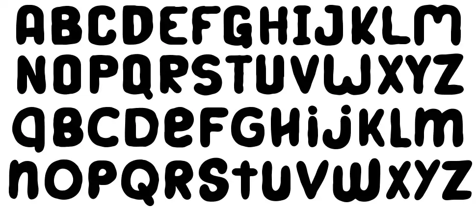 Steak Muroh font specimens