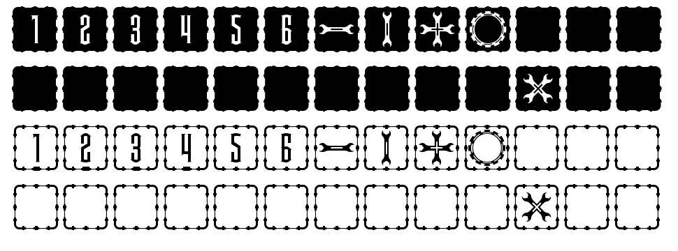 Steampips font Örnekler