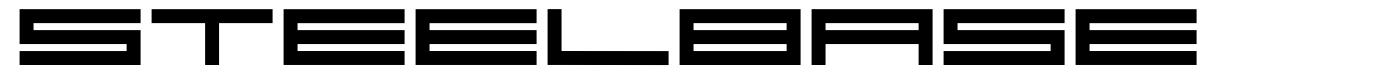 Steelbase шрифт