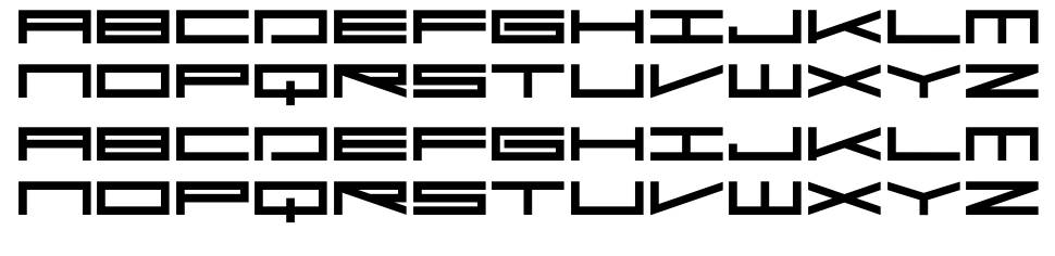 Steelbase font specimens