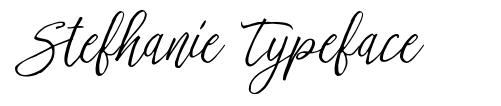 Stefhanie Typeface schriftart