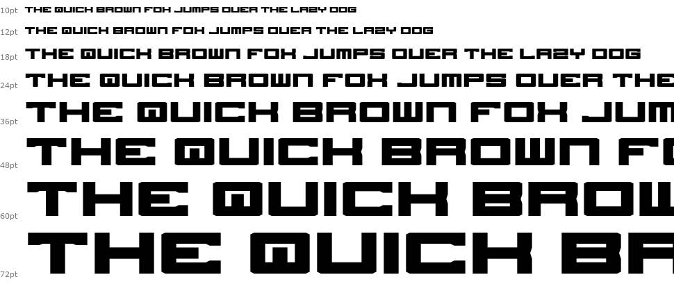 Stellar Kombat ME font Waterfall