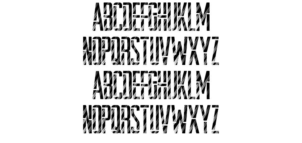 Stencil Disco フォント 標本