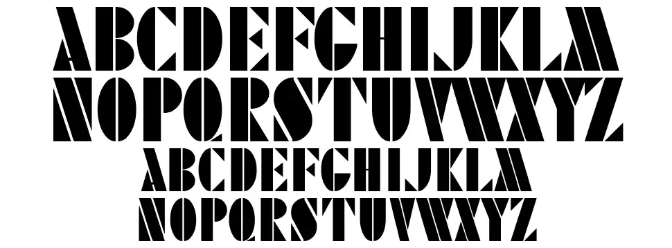 Stencilitisfont specimens