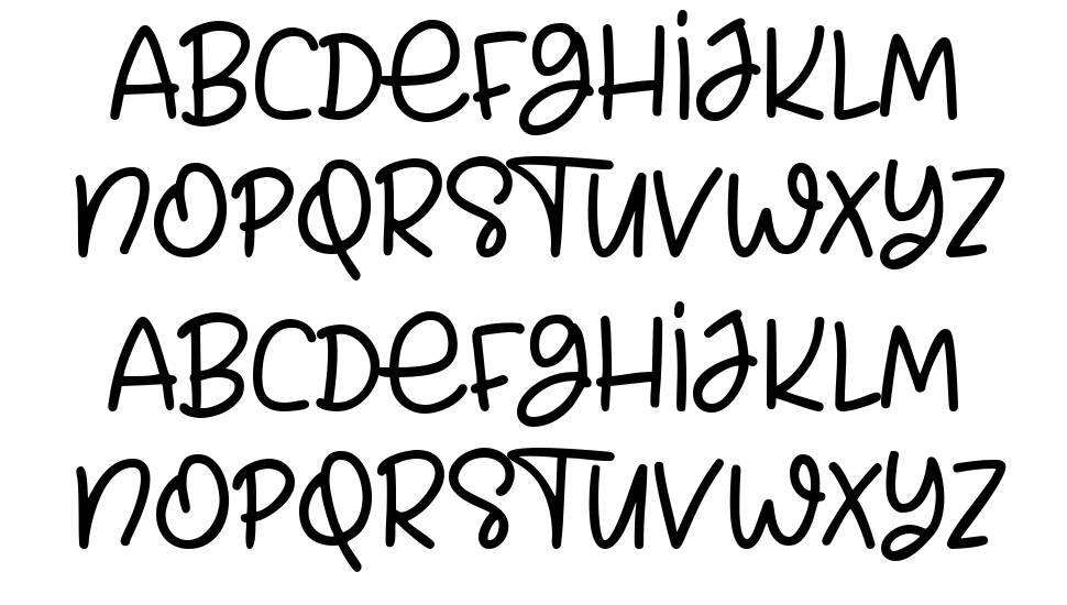 Steph font specimens