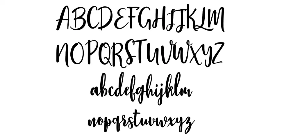 Stephanie Scriptfont specimens