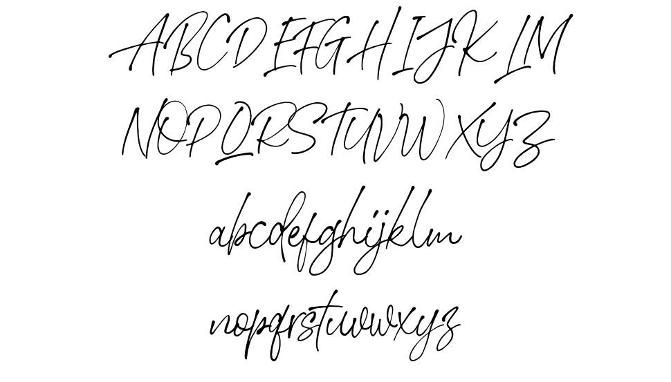 Stephen Gillion font specimens