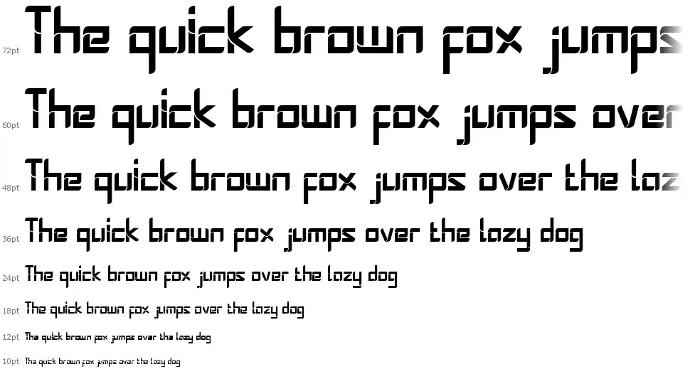 Stereozfont waterfall