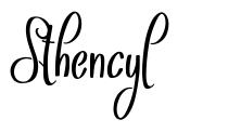 Sthencyl font