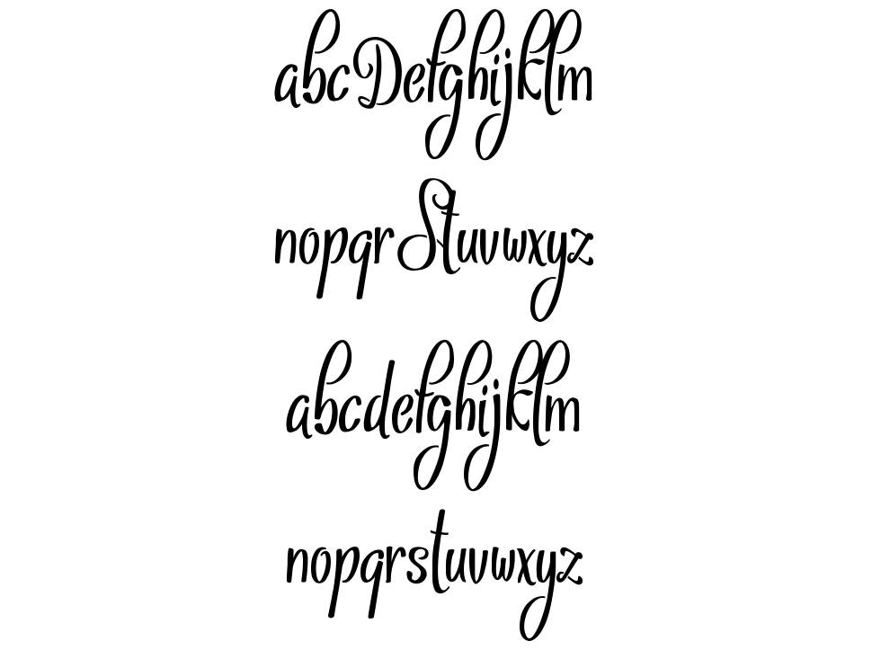 Sthencyl font Örnekler