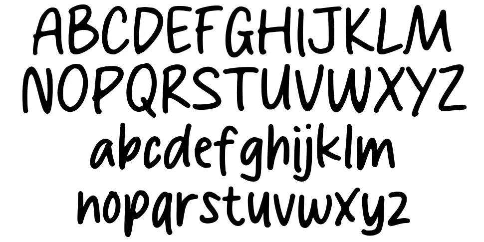 Sticky Memofont specimens