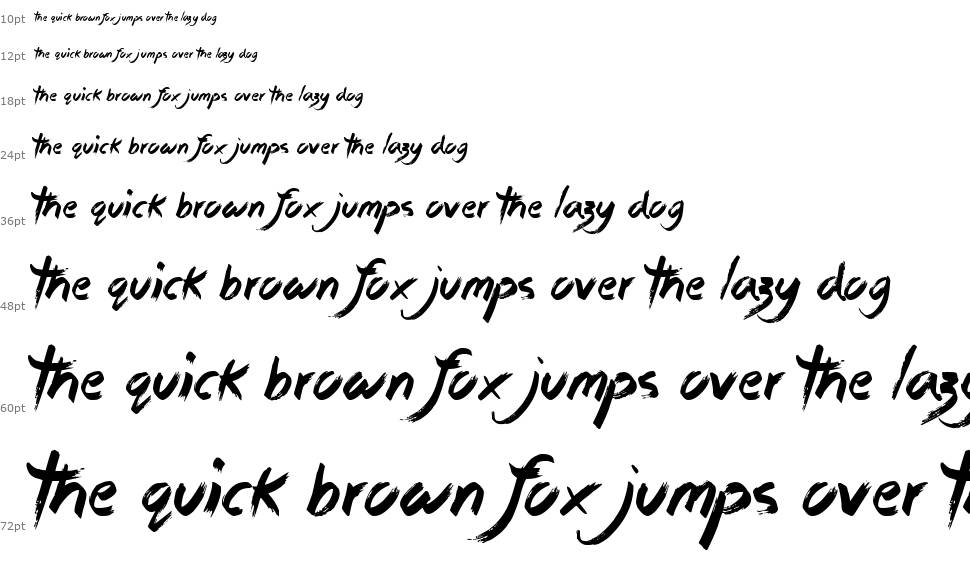 Sticky Things font Şelale