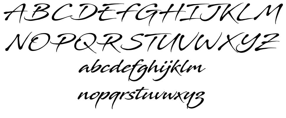 Stingray font specimens