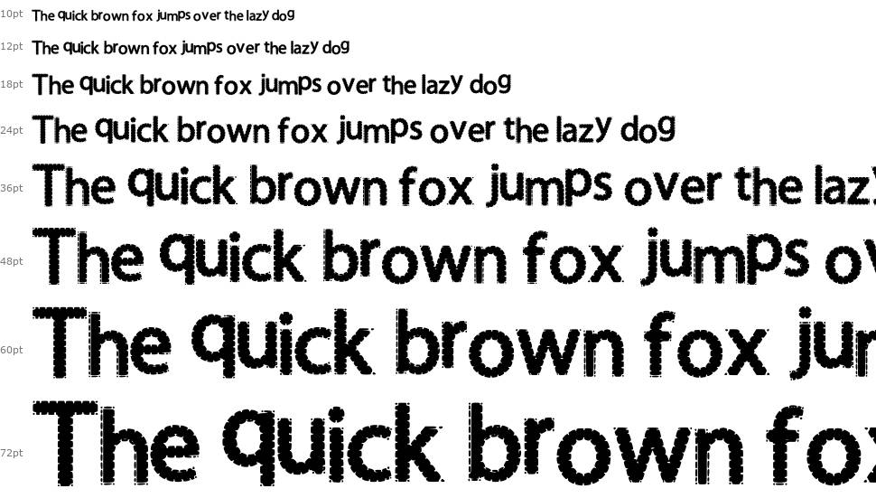 Stitch It font Şelale