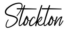 Stockton font